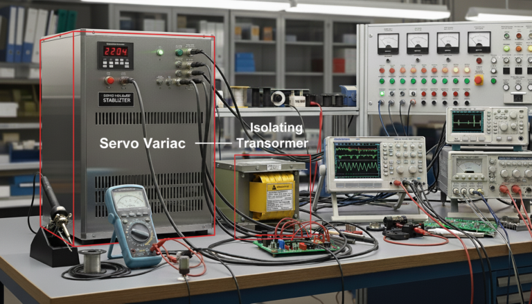 Servo-Controlled Variac with Isolating Transformer: A Structured Approach to Power Conditioning